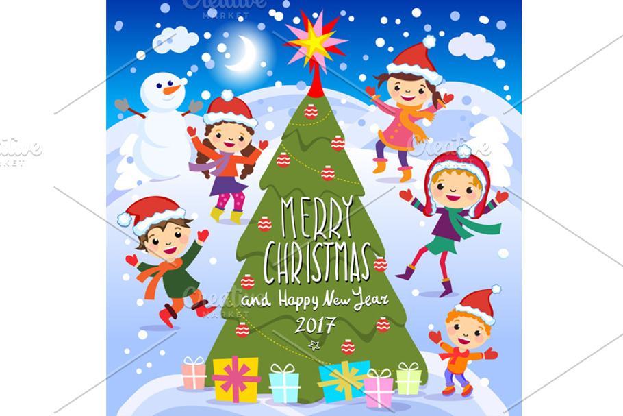 Merry Christmas And Happy New Year.  in Graphics - product preview 8