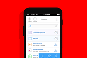 Dropbox Mobile UI