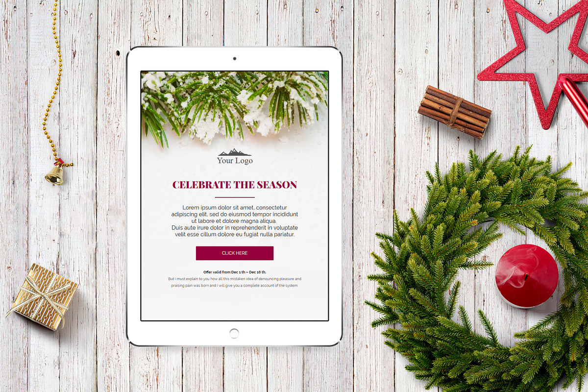 3 Winter Email Templates Pack in Mailchimp Templates - product preview 8