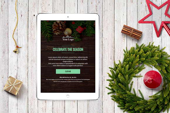 3 Winter Email Templates Pack in Mailchimp Templates - product preview 1