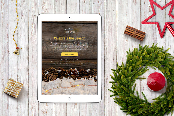 3 Winter Email Templates Pack in Mailchimp Templates - product preview 2