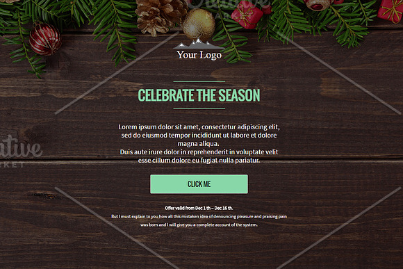 3 Winter Email Templates Pack in Mailchimp Templates - product preview 4
