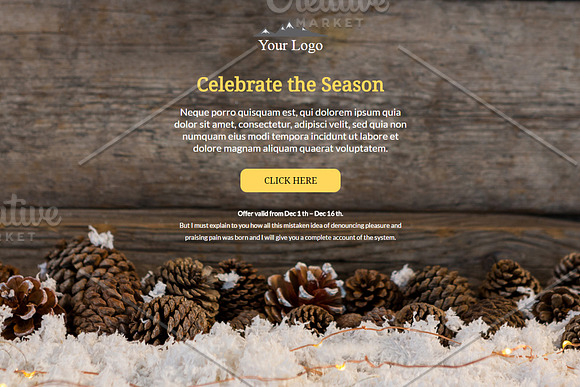 3 Winter Email Templates Pack in Mailchimp Templates - product preview 5