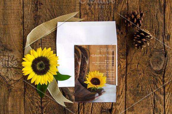 Rustic Sunflower Mockup Bundle in Product Mockups - product preview 1