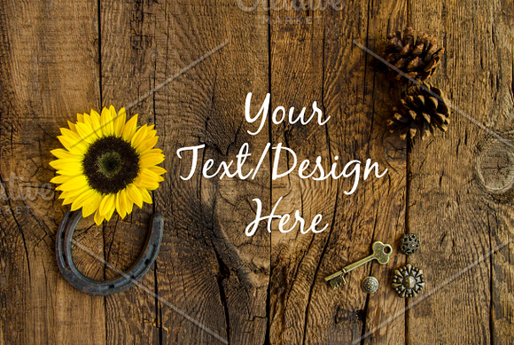 Rustic Sunflower Mockup Bundle in Product Mockups - product preview 2