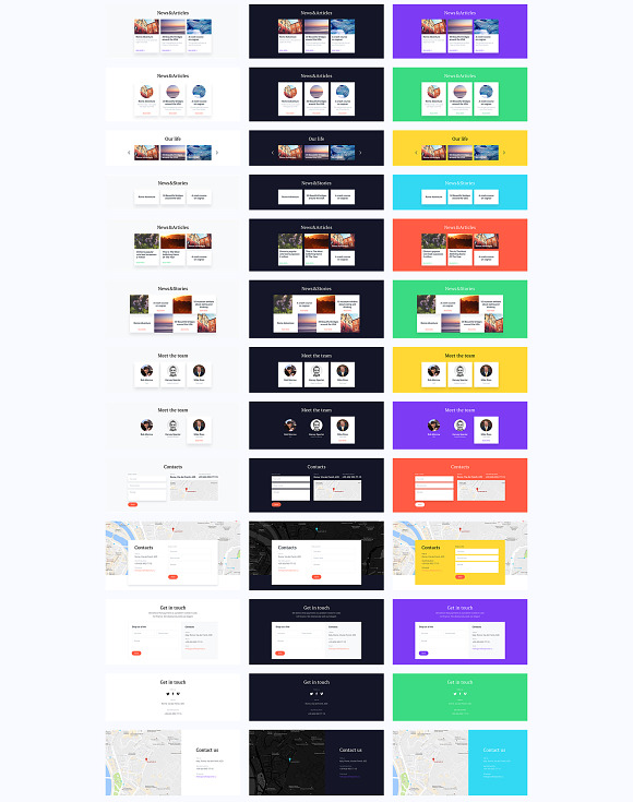 80% sale. Picasso Landing UI Kit in UI Kits and Libraries - product preview 6