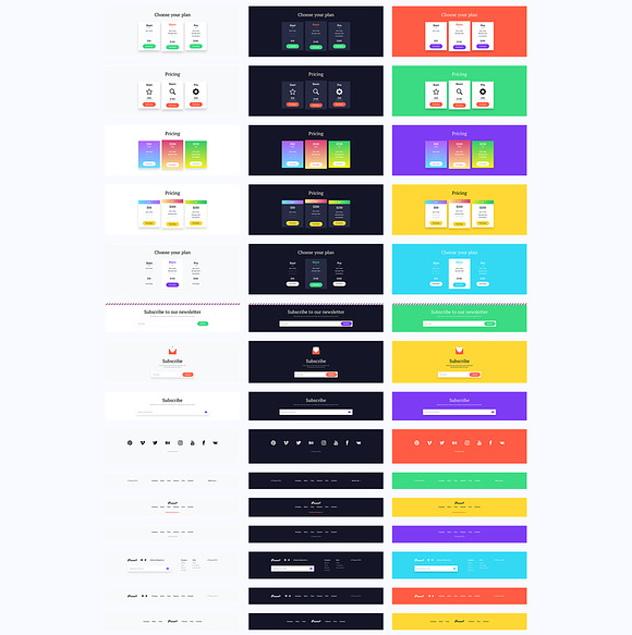 80% sale. Picasso Landing UI Kit in UI Kits and Libraries - product preview 7