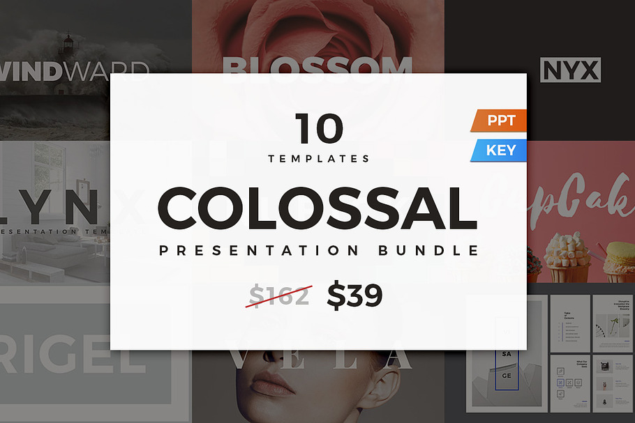 Colossal Presentation Bundle in Keynote Templates - product preview 8