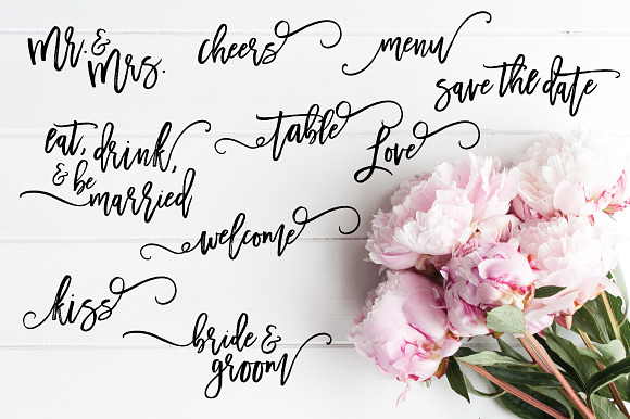 Wedding Text Overlays in Objects - product preview 1