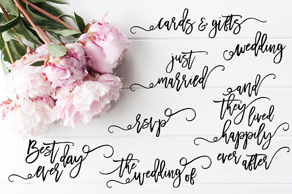 Wedding Text Overlays in Objects - product preview 2