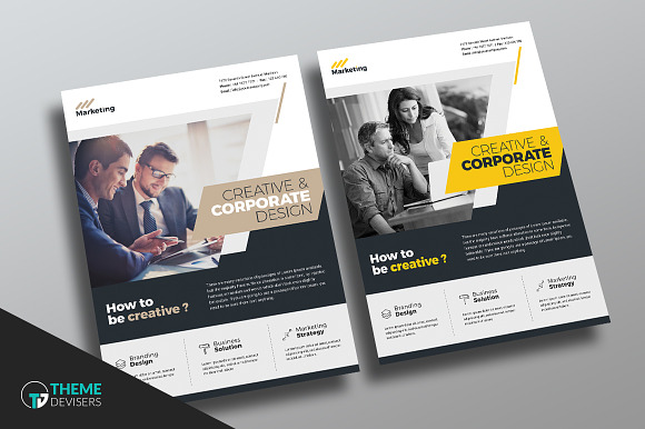Corporate Flyer in Flyer Templates - product preview 3