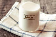 Milk Bottle Mock-up Pack#2