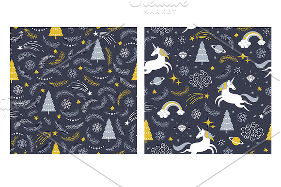 Christmas Unicorn in Illustrations - product preview 1