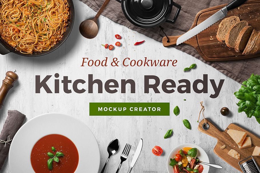 Kitchen Ready Mockup Creator in Scene Creator Mockups - product preview 8