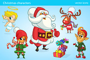 Cartoon Christmas Characters