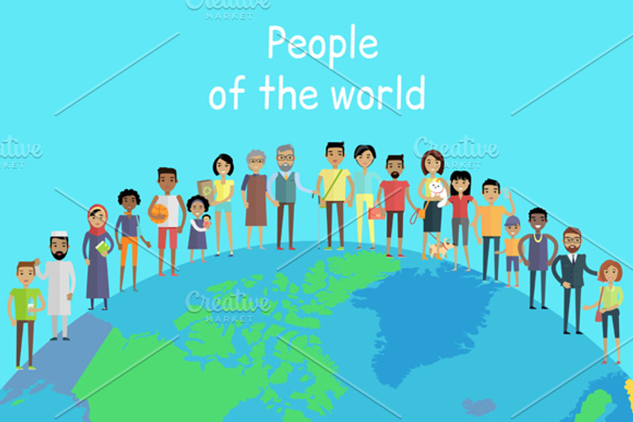 People of the World in Illustrations - product preview 8
