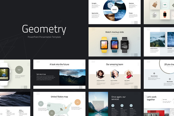 Geometry PowerPoint Template in PowerPoint Templates - product preview 13