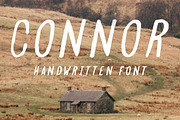 Connor / Handwritten Typeface