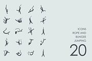 Rope and Bungee Jumping icons