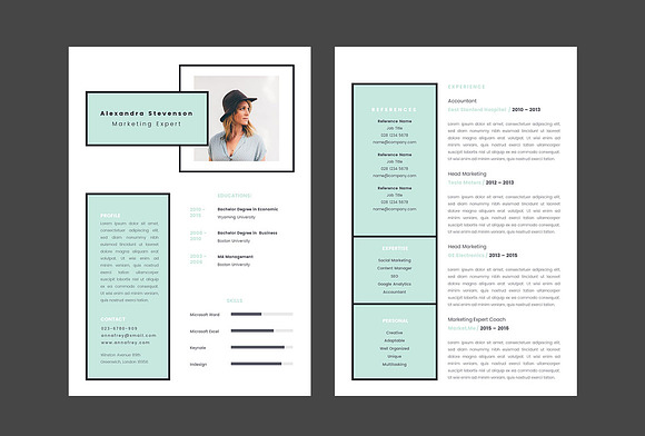 Resume 1.0 - A4 Powerpoint Format in Resume Templates - product preview 2