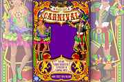 Mardi Gras Carnival Poster Theme
