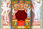 Circus Funfair Carnival Poster Theme