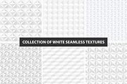 White decorative seamless textures