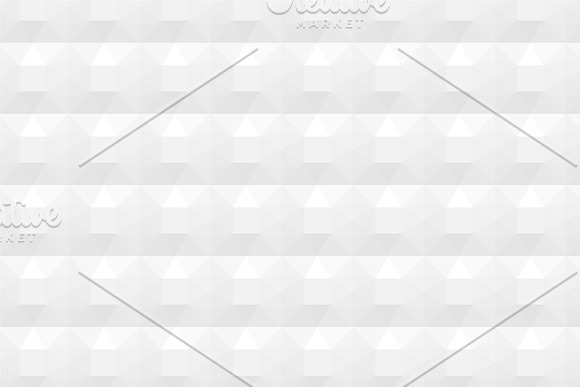 Geometric white 3d seamless textures in Textures - product preview 5