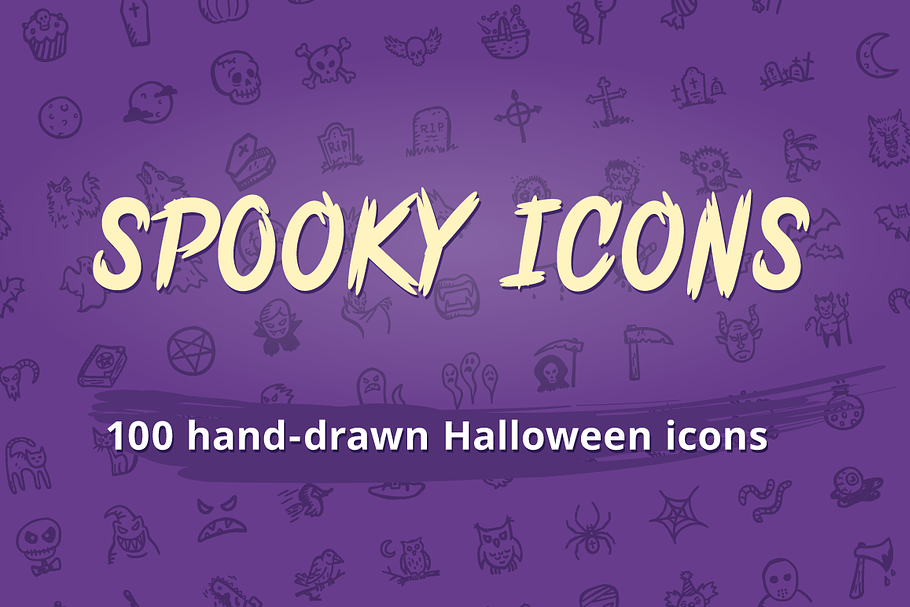 Spooky Icons: 100 Halloween icons in Halloween Icons - product preview 8