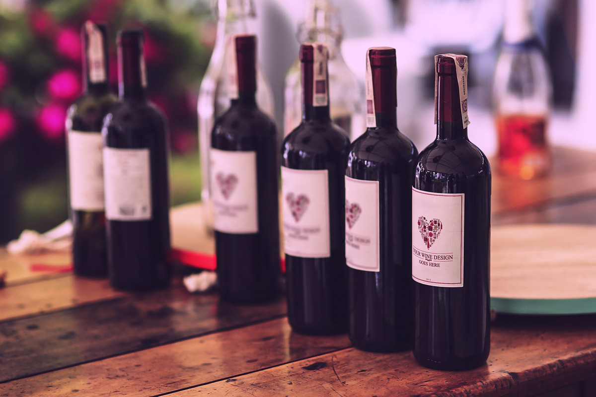 Wine Mock-up Pack#2 in Product Mockups - product preview 8