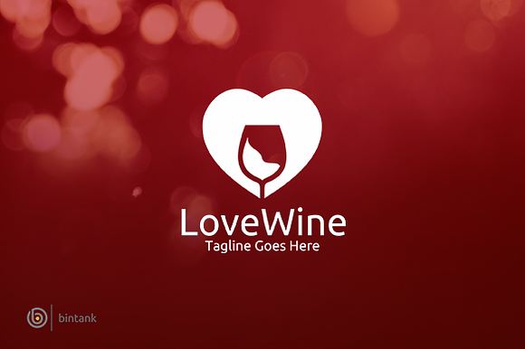Love Wine Logo in Logo Templates - product preview 2