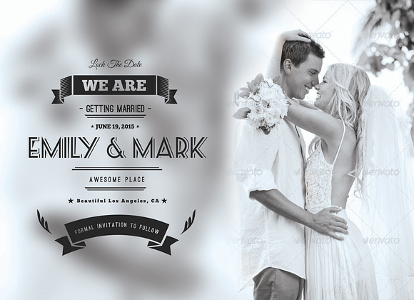 Wedding Postcard in Graphics - product preview 1