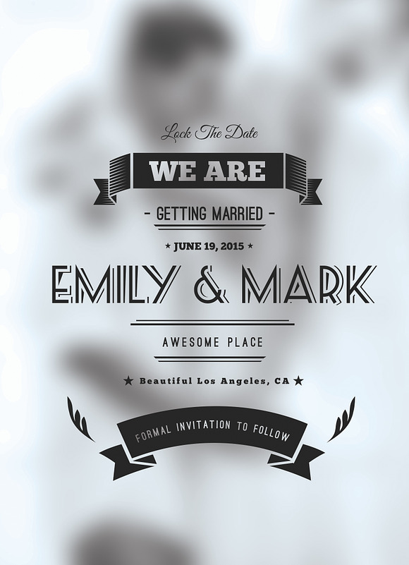 Wedding Postcard in Graphics - product preview 2