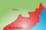 map of Koreas countries