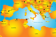 Mediterranean region countries