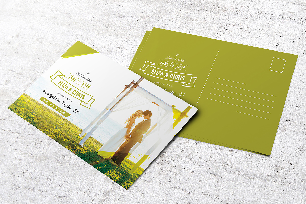 Wedding Postcard in Graphics - product preview 8