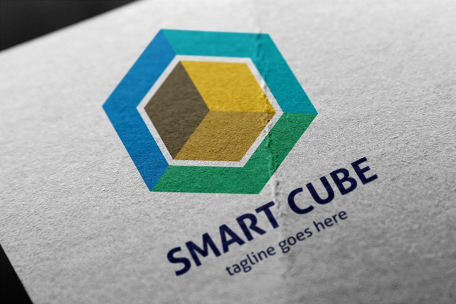 Smart Cube Logo in Logo Templates - product preview 8