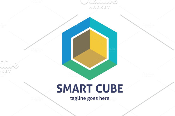 Smart Cube Logo in Logo Templates - product preview 5