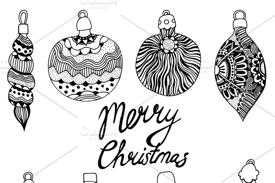 Letering Merry Christmas. in Graphics - product preview 8