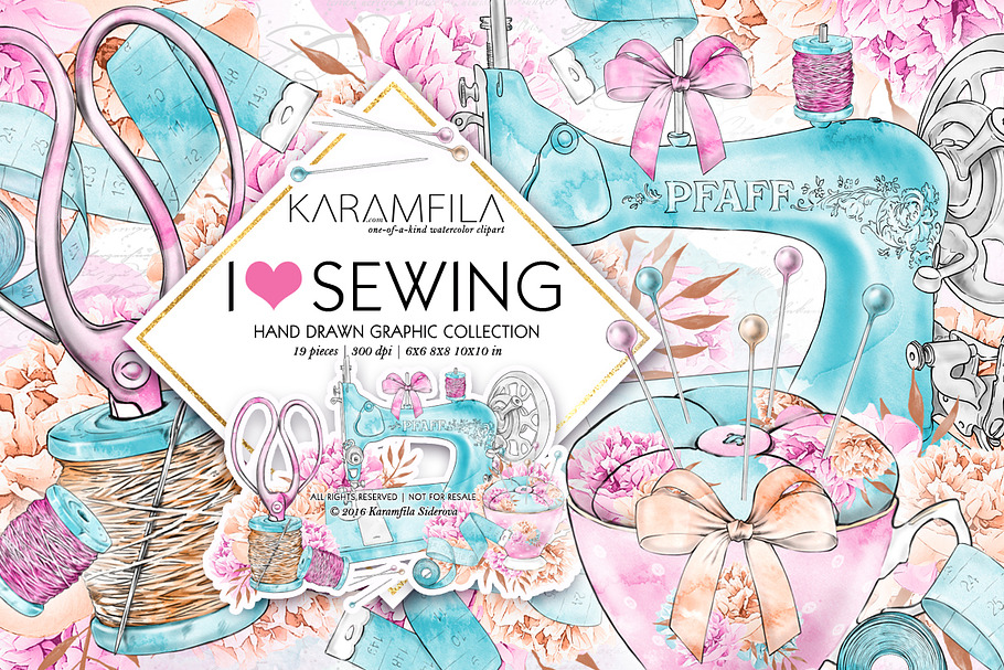 Sewing Clipart