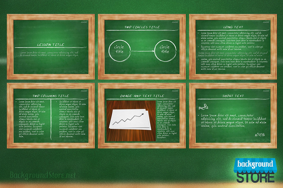 Blackboard PowerPoint Presentation in PowerPoint Templates - product preview 8