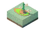 Low poly Statue of Liberty 