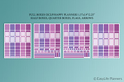 Purple Planner Stickers Printable