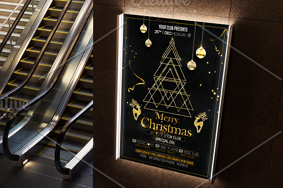 Modern Christmas Flyer Template in Flyer Templates - product preview 1