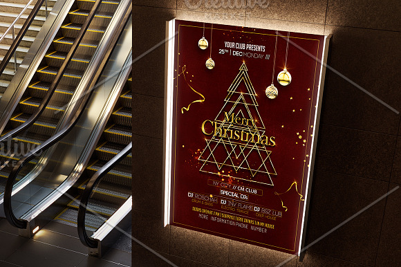 Modern Christmas Flyer Template in Flyer Templates - product preview 2