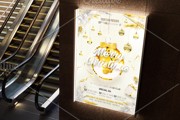 White Christmas Flyer in Flyer Templates - product preview 1