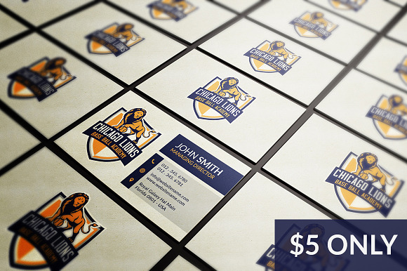 Sports Business Card Design in Business Card Templates - product preview 2