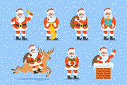 Santa Claus Character Poses
