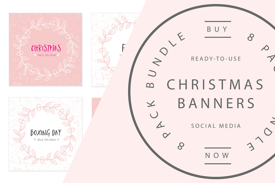 Christmas Social Media Banners in Instagram Templates - product preview 8