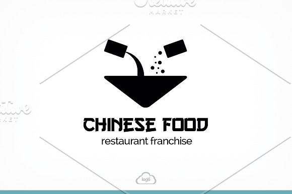 Chinese Food Logo Template in Logo Templates - product preview 3